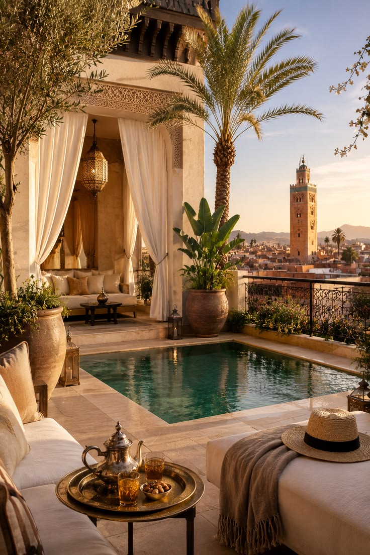 Luxury riad accommodation in Marrakech