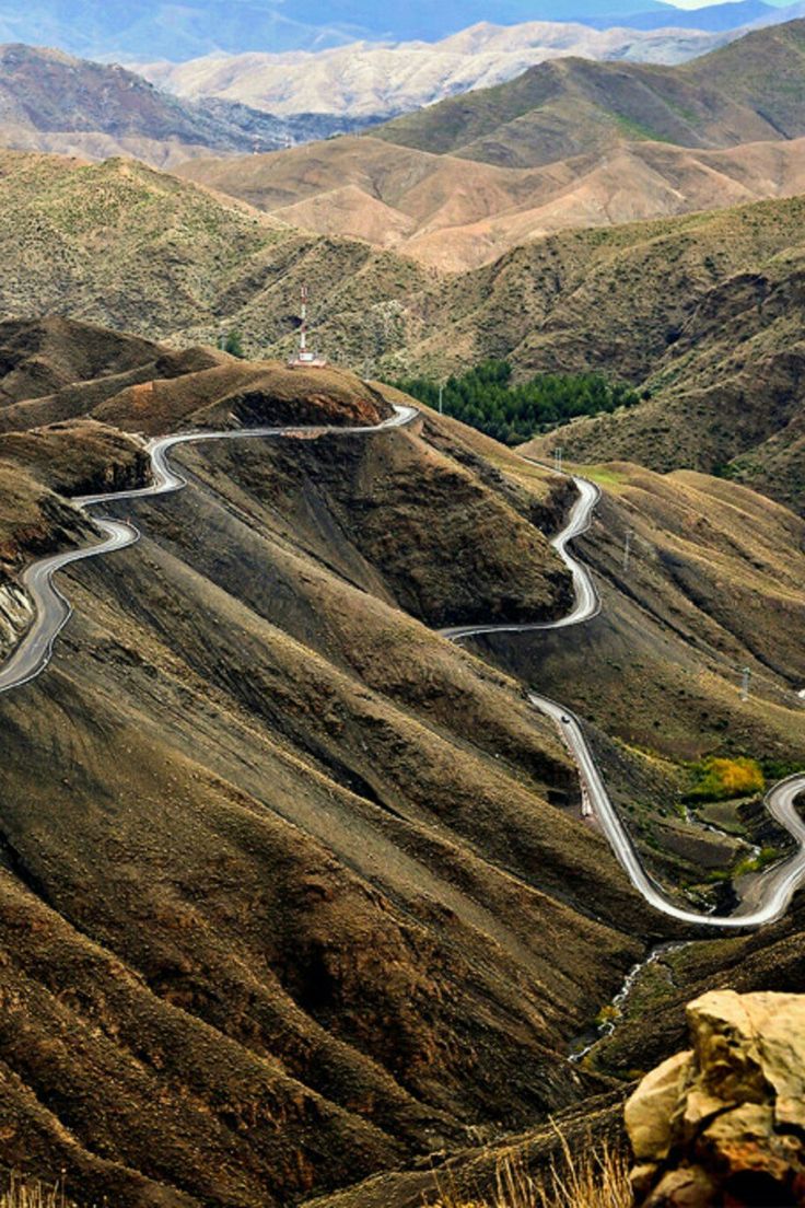 Tizi n'Tichka Pass in the High Atlas Mountains