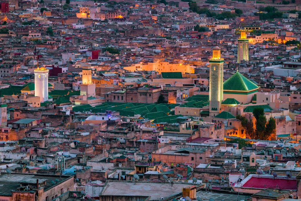 Meknes – the historic imperial city of Morocco with its iconic gateway and medina