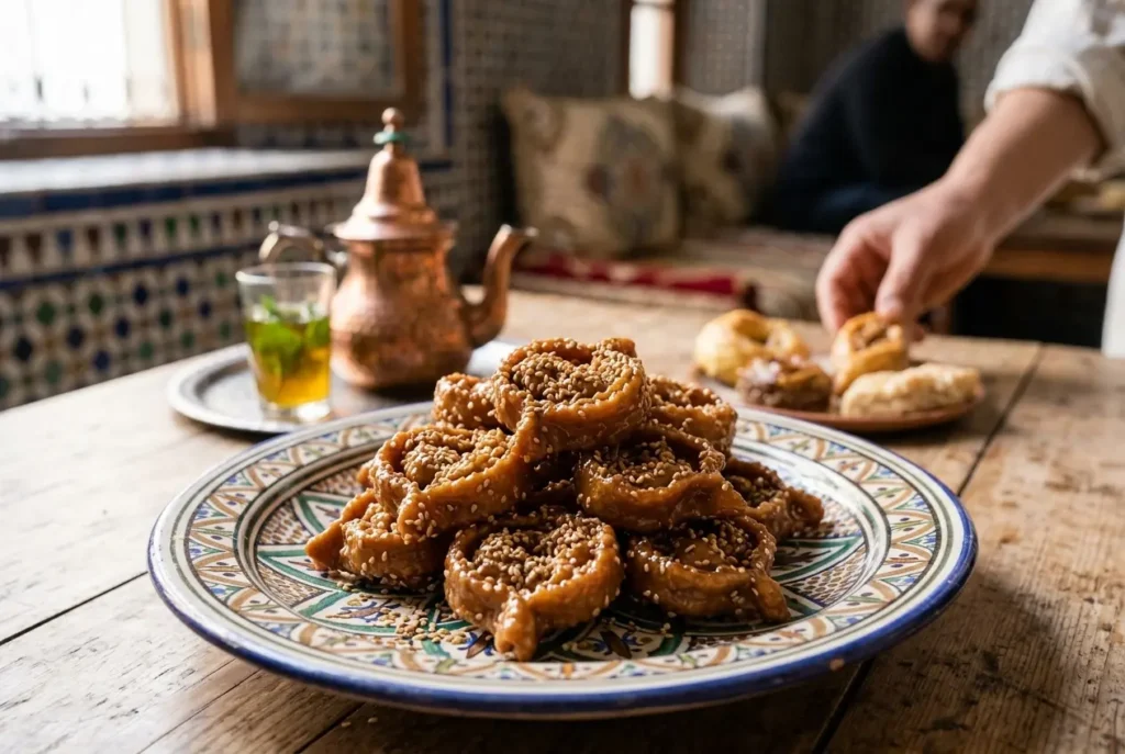 Moroccan chebakia
