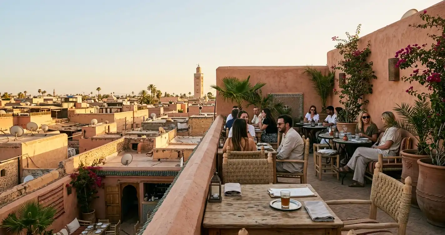 Best Rooftop Cafés in Marrakech (2026): 15 Amazing Spots for Sunset Views