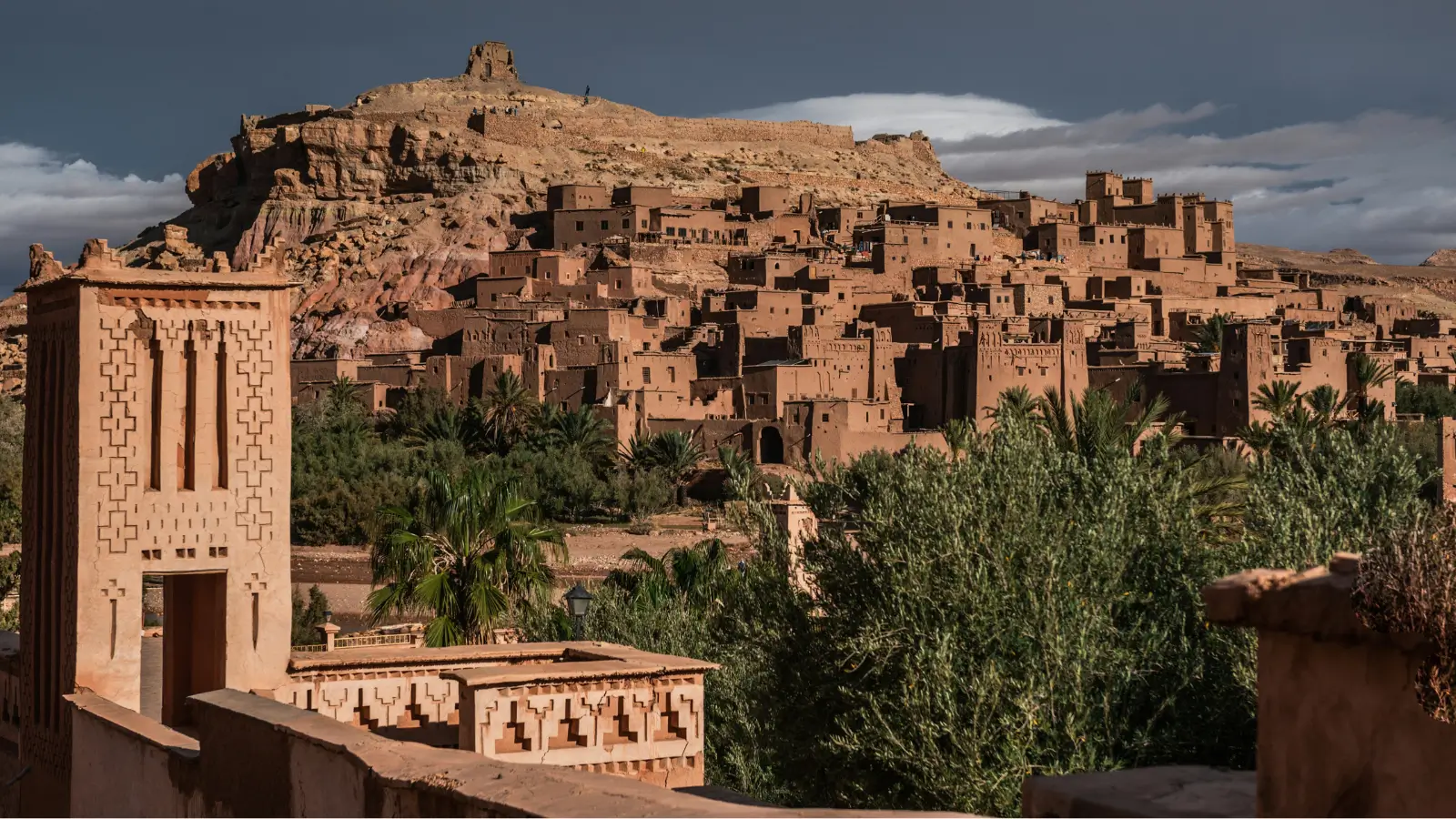Visit Morocco – Scenic landscape of Morocco with desert, mountains and historic cities